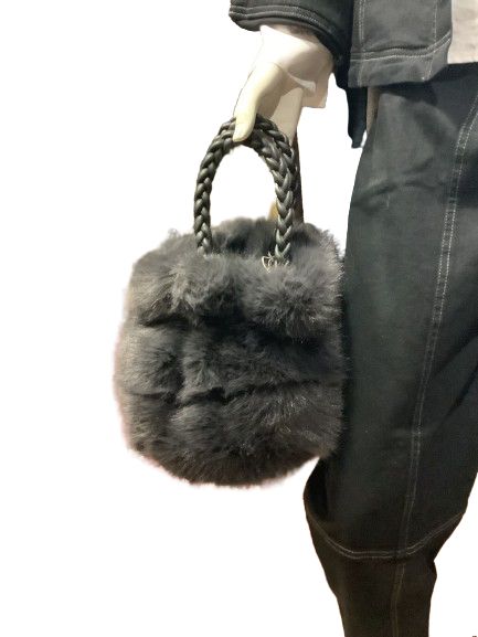 Alex•Max - Fluffy Bag Grey