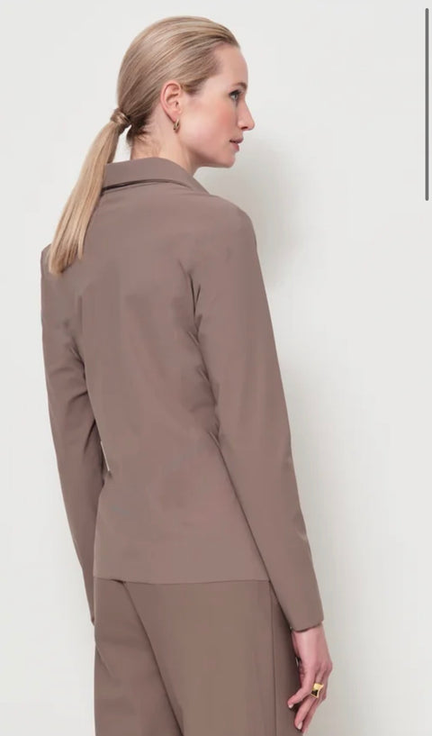 LaSalle - Side Tie Wrap Shirt Cashew