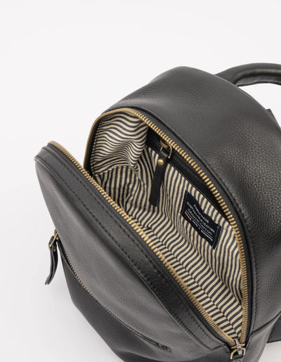 O My Bag Amsterdam - Ivy Mini Backpack Black