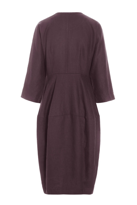 Bitte Kai Rand - Leiko Linen Dress Raisin UnnaS