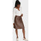 BTF•CPH - Leather Skirt Nude Brown UNNA S