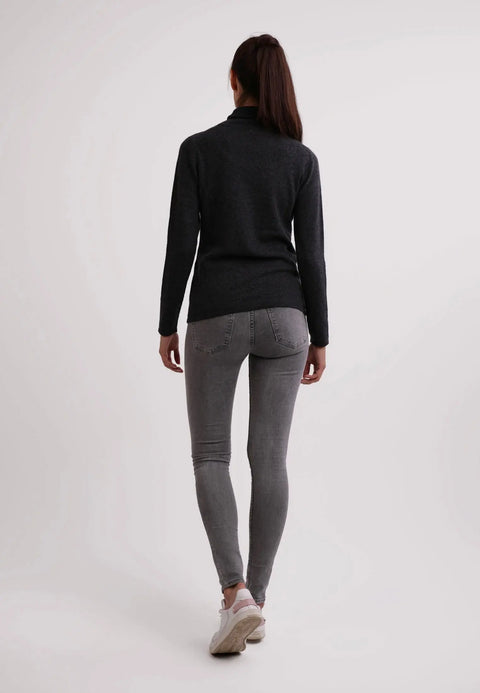 BTF•CPH - Cashmere-Merino Turtleneck Black - UNNA S