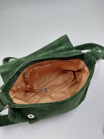 Unisa - Handbag Suede Green