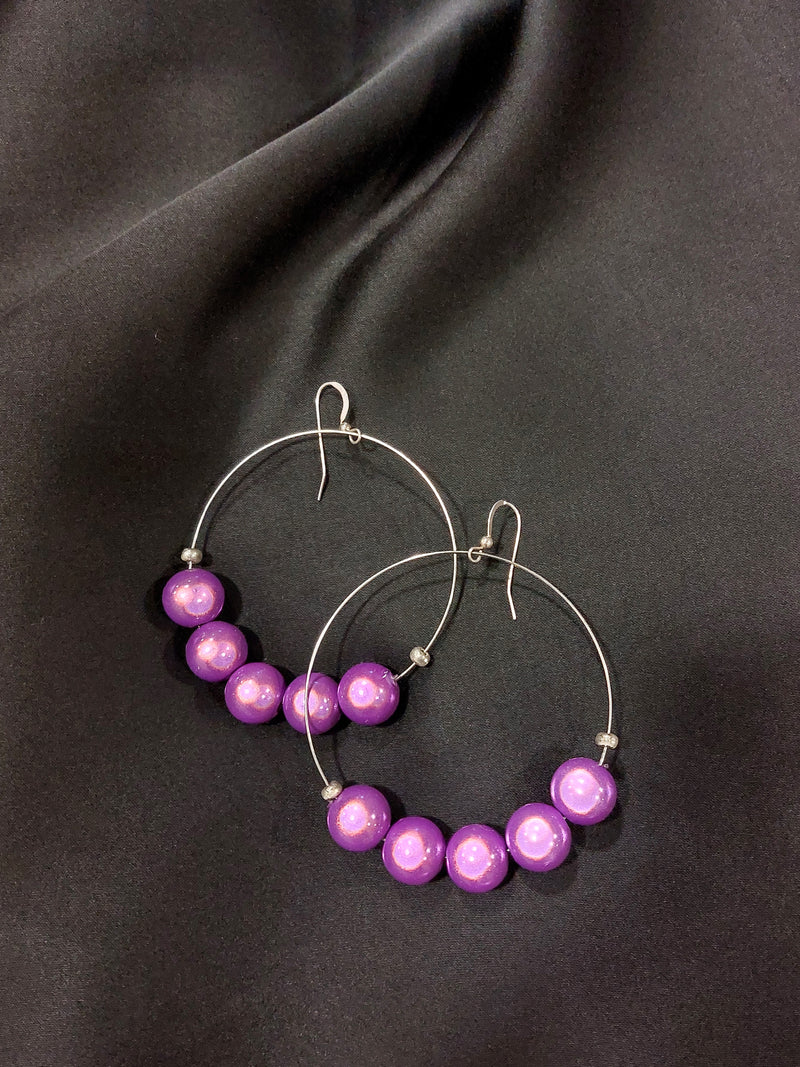 Linda Toye Jewellery - Alexa Earring in Violet