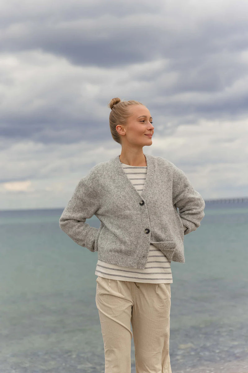 Blue Sportswear - Frankie Knit Cardigan Lightgrey