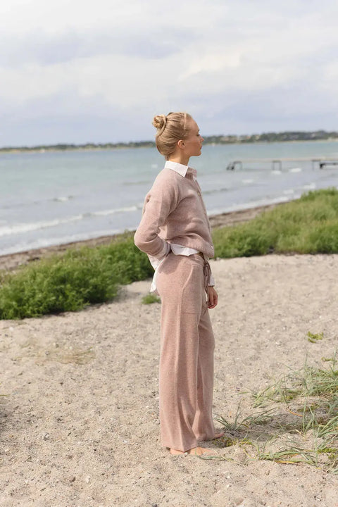 Blue Sportswear - Fran Wool Trousers Old Rose - UNNA S