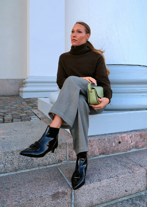 Noa Harmon - Beatrice Ankle Boots Dark Brown