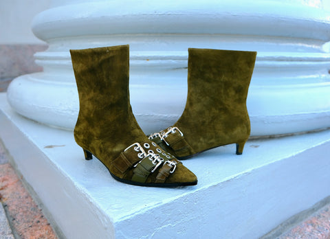 Noa Harmon - Mabel Ankle Boots Khaki