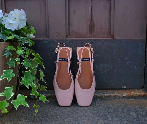 Ángel Alarcón - Giselle Slingback Nude Pink UNNA S