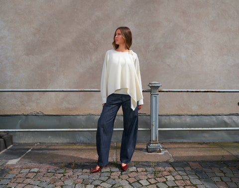 Meimeij - Aurelia Wrap Cardigan Off-white