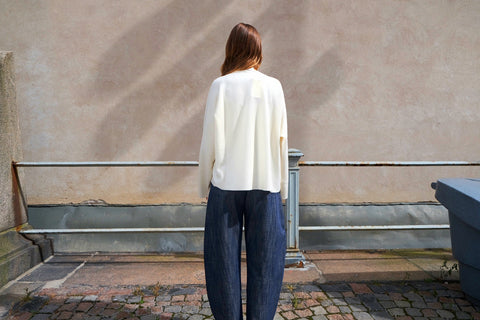 Meimeij - Aurelia Wrap Cardigan Off-white