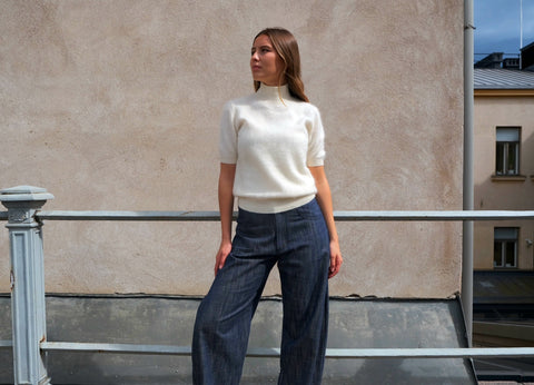 MeiMeij - Woolen Knit Tee Snow