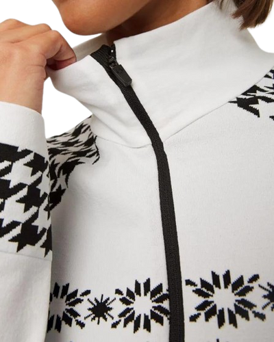 Newland - Eris T-Neck Sweater Women Black/White