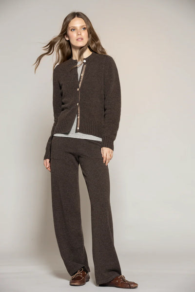 Blue Sportswear - Carina Wool Trousers Chocolate Melange