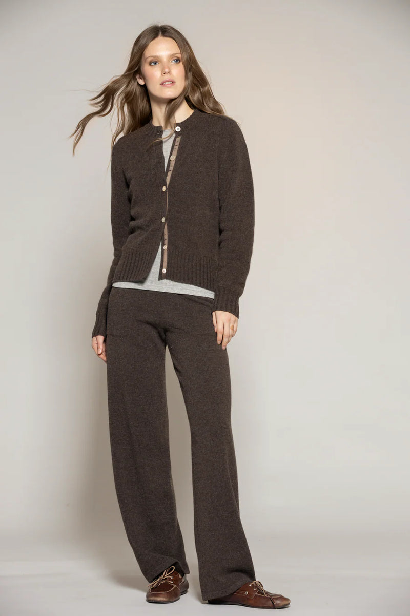Blue Sportswear - Carina Wool Trousers Chocolate Melange