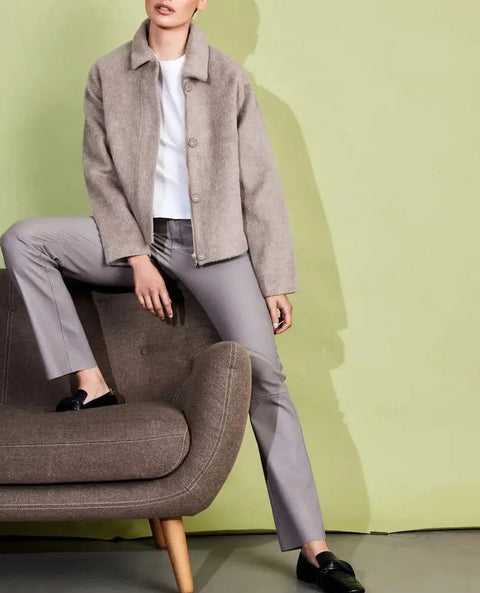 BTF•CPH - Lisa Short Alpaca Coat - UNNA S