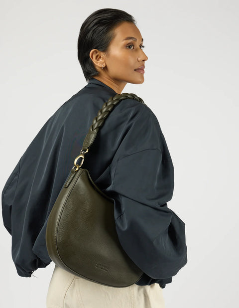 O My Bag Amsterdam - Lana Soft Grain Leather Moss