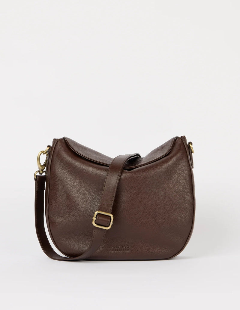 O My Bag Amsterdam - Lana Soft Grain Leather Chocolate