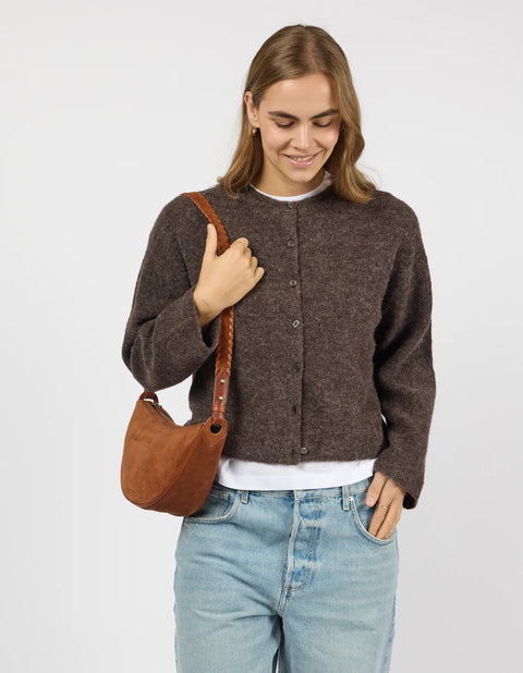 O My Bag - Leo Midi Suede Cognac UnnaS
