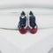 Noa Harmon - Delores Teddy Sneakers Burgundy/Blue