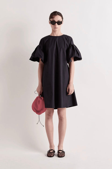 MeiMeij - Cielo Cotton Dress Black UnnaS