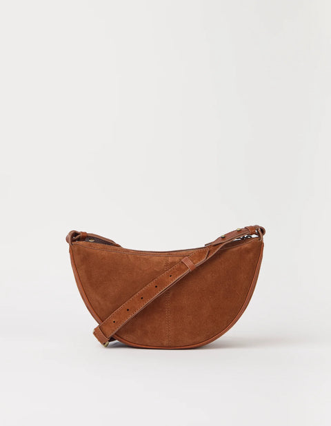 O My Bag - Leo Midi Suede Cognac UnnaS