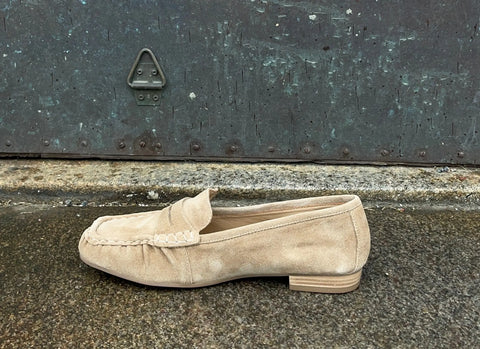 Unisa - Senda Suede Loafer Light Beige UnnaS
