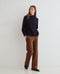 Yerse - Matilde Wide Leg Corduroy Trousers Brown