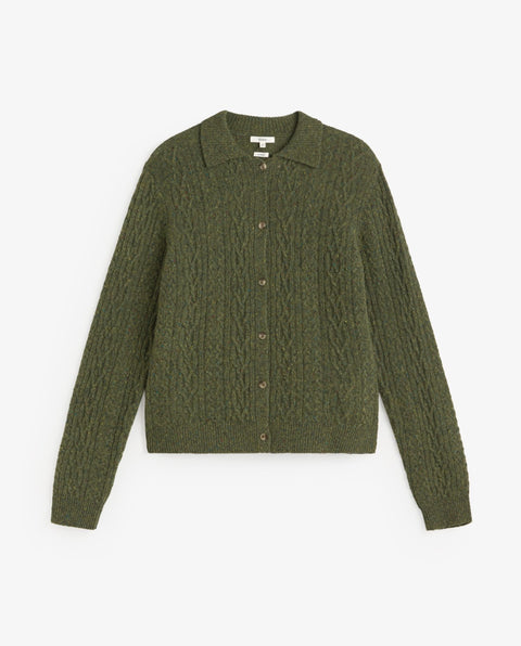 Yerse - Ariadne Woven Tweed Cardigan