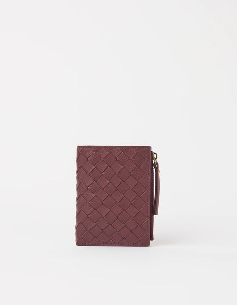 O My Bag Amsterdam - Jamie Wallet Dark Cherry Woven