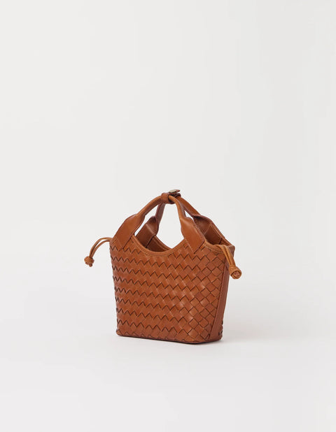 O My Bag Amsterdam - Mara Mini Cognac Woven UNNA S