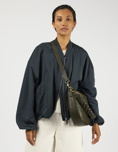 O My Bag Amsterdam - Lana Soft Grain Leather Moss