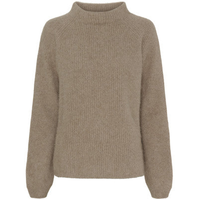 BTF•CPH - Raccoon Pullover Mocha Brown