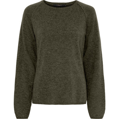 BTF•CPH - Cashmere-Merino Pullover Army Melange
