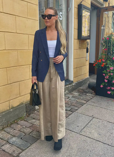 Mes Demoiselles Paris – Soleil Pants Beige - UNNA S