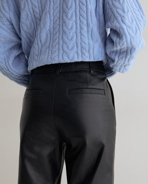 Yerse - Eve Sheepskin Pants Black