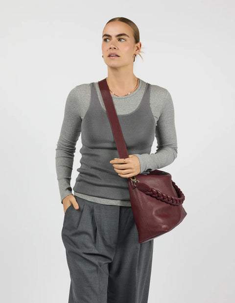 O My Bag - Sienna Dark Sherry Soft Grain Leather