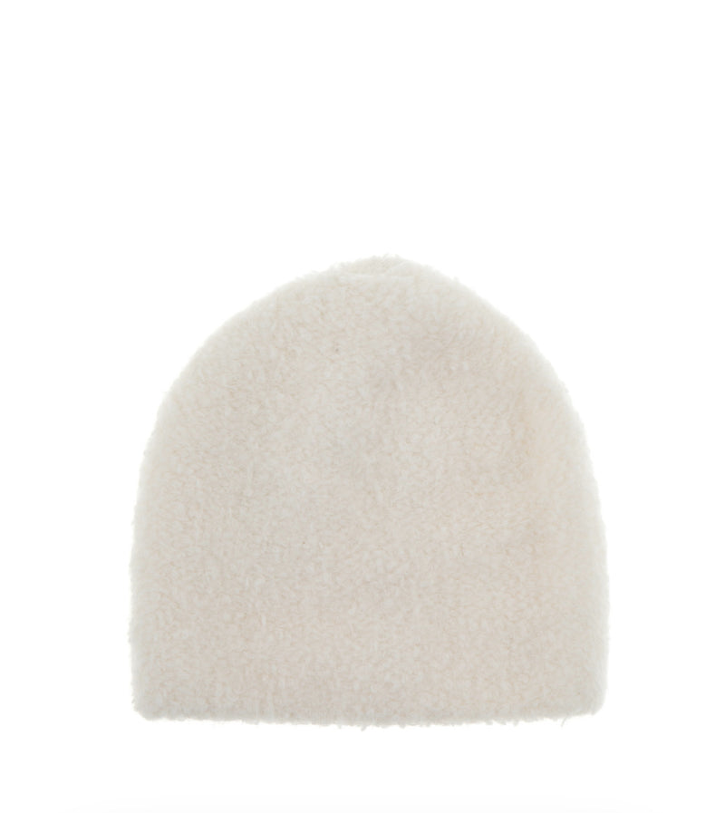 Alex Max - Angora Beanie White