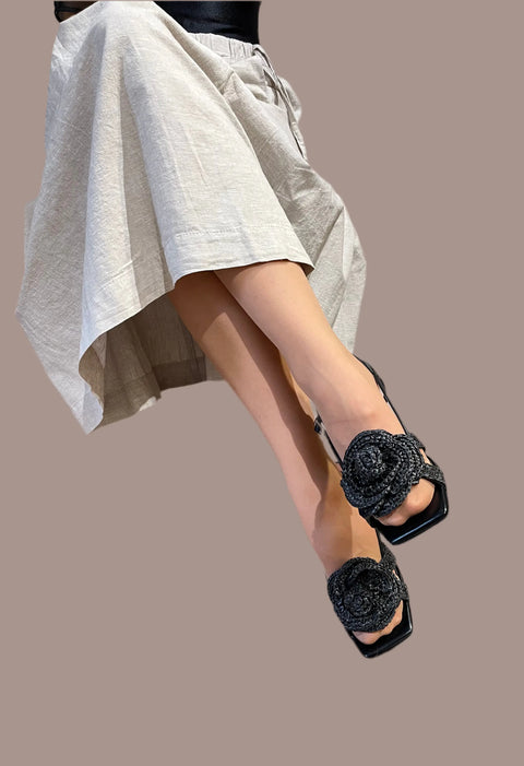 Noa Harmon - María Sandal Black - UNNA S