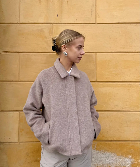 BTF•CPH - Lisa Short Alpaca Coat - UNNA S