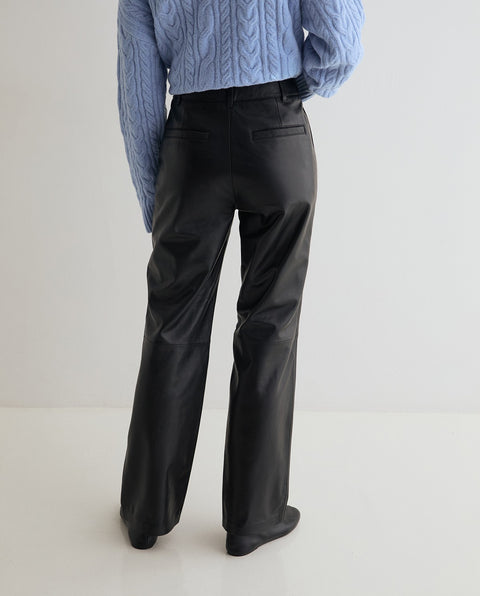 Yerse - Eve Sheepskin Pants Black