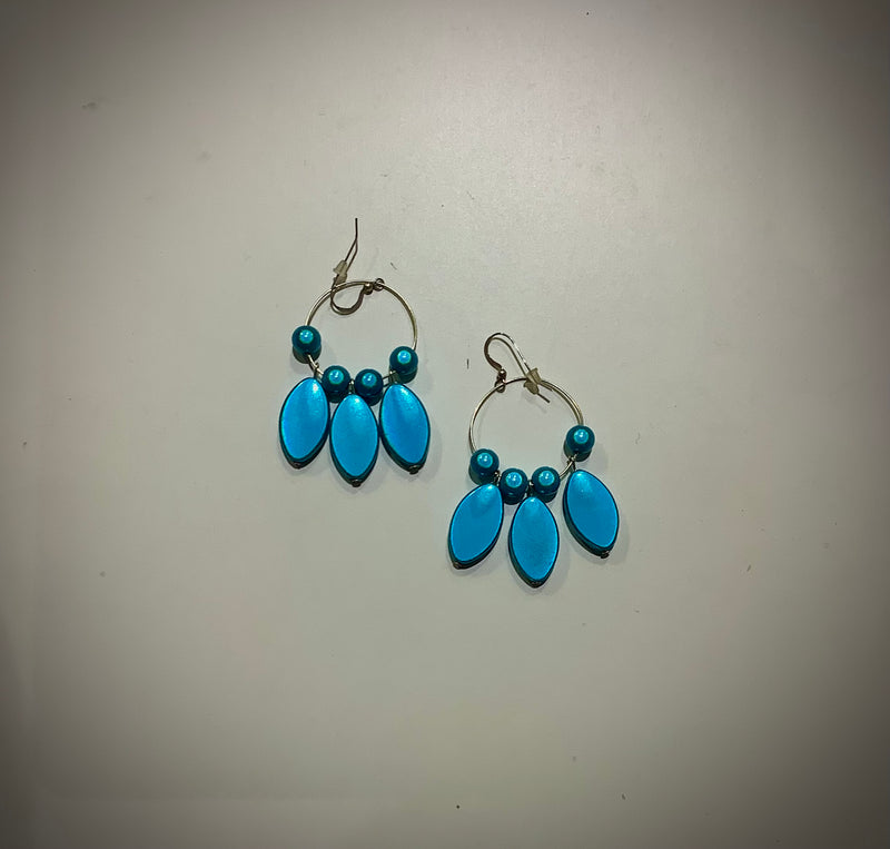 Linda Toye - Lola Earring Topaz Blue