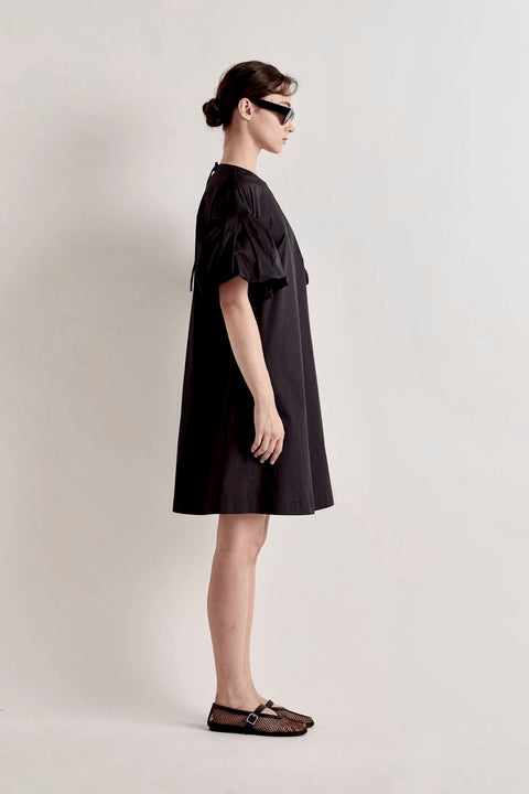 MeiMeij - Cielo Cotton Dress Black UnnaS