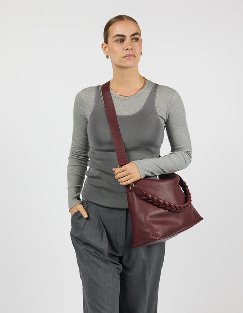 O My Bag - Sienna Dark Sherry Soft Grain Leather