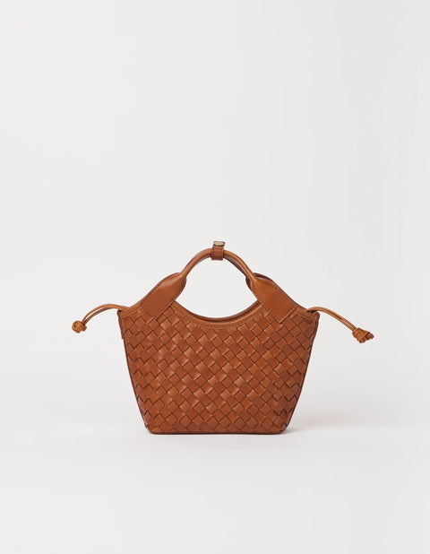 O My Bag Amsterdam - Mara Mini Cognac Woven UNNA S