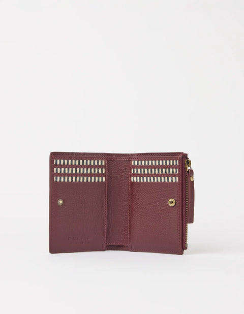 O My Bag Amsterdam - Jamie Wallet Dark Cherry Woven