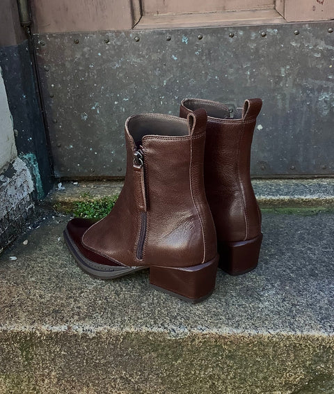 Unisa - Cowboy Ankle Boot Black