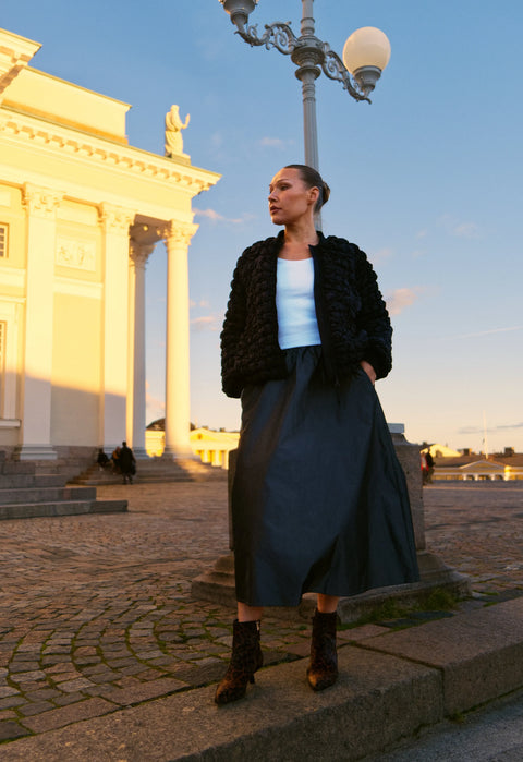 LaSalle - A-line Skirt Metallic