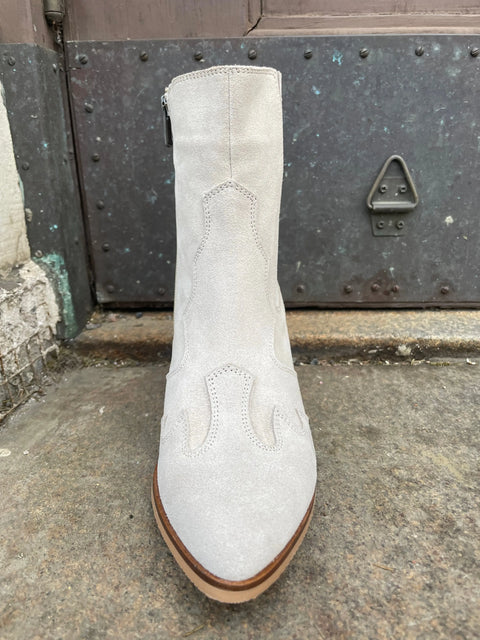 Babouche Lifestyle - Sabine Western Boot Low Grey UNNA S