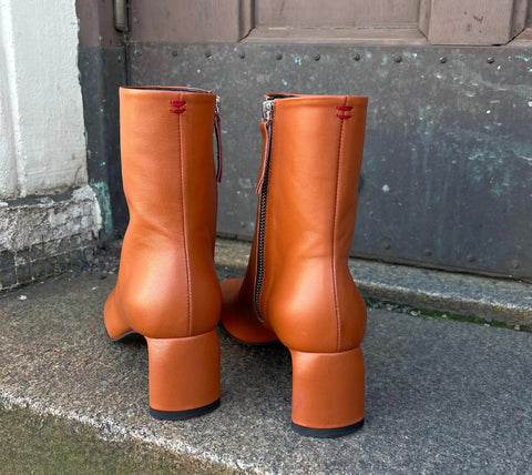 Halmanera - Rosa Ankle Boot Cognac UnnaS
